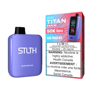 STLTH Titan Max Disposable Vape: Blue Peach Ice (30 mL) product image at Vapelite Ottawa