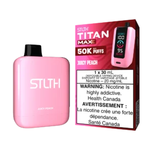 STLTH Titan Max Disposable Vape: Juicy Peach (30 mL) product image at Vapelite Ottawa