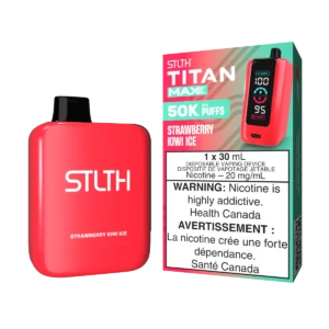 STLTH Titan Max Disposable Vape: Strawberry Kiwi Ice (30 mL) product image at Vapelite Ottawa