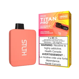 STLTH Titan Pro Disposable Vape: Apple Citrus Ice (20 mL) product image at Vapelite Ottawa