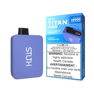 STLTH Titan Pro Disposable Vape: Blue Razz (20 mL) product image at Vapelite Ottawa