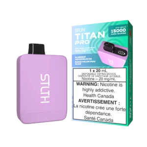 STLTH Titan Pro Disposable Vape: Blueberry Watermelon Ice (20 mL) product image at Vapelite Ottawa