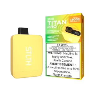 STLTH Titan Pro Disposable Vape: Mango Pineapple Guava Ice (20 mL) product image at Vapelite Ottawa