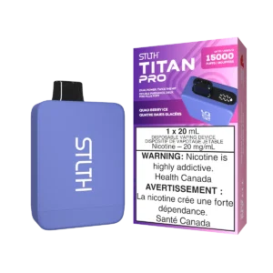 STLTH Titan Pro Disposable Vape: Quad Berry Ice (20 mL) product image at Vapelite Ottawa