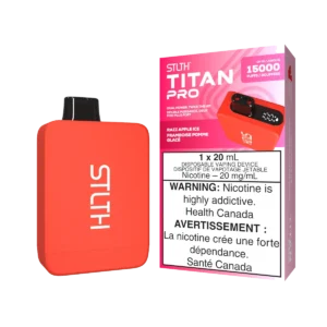 STLTH Titan Pro Disposable Vape: Razz Apple Ice (20 mL) product image at Vapelite Ottawa