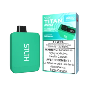 STLTH Titan Pro Disposable Vape: Smooth Mint (20 mL) product image at Vapelite Ottawa