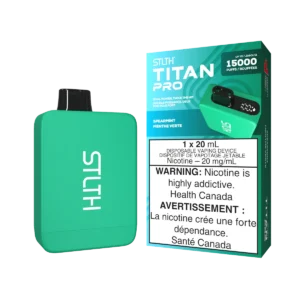 STLTH Titan Pro Disposable Vape: Spearmint (20 mL) product image at Vapelite Ottawa
