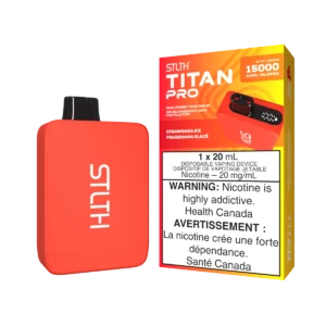 STLTH Titan Pro Disposable Vape: Strawnana Ice (20 mL) product image at Vapelite Ottawa