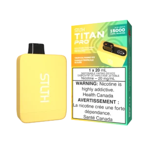 STLTH Titan Pro Disposable Vape: Tropical Mango Ice (20 mL) product image at Vapelite Ottawa