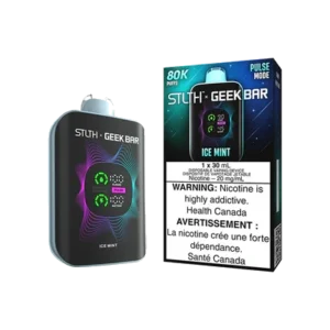 STLTH x Geek Bar 80K Disposable Vape: Ice Mint (30 mL) product image at Vapelite Ottawa