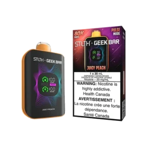 STLTH x Geek Bar 80K Disposable Vape: Juicy Peach (30 mL) product image at Vapelite Ottawa