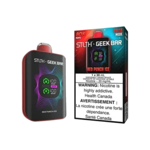 STLTH x Geek Bar 80K Disposable Vape: Red Punch Ice (30 mL) product image at Vapelite Ottawa